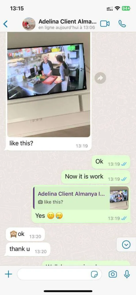 WhatsApp-interaktion snabb teknisk support 4